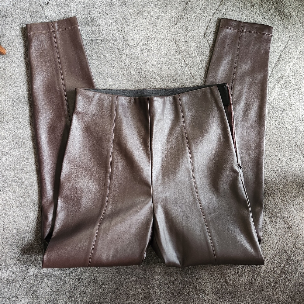 Ann Taylor Faux Leather Pants Sz Small NWT